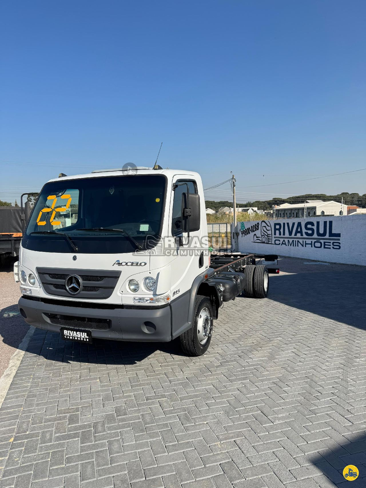 CAMINHAO MERCEDES-BENZ MB 815 Chassis 3/4 4x2 Rivasul Caminhões CURITIBA PARANÁ PR